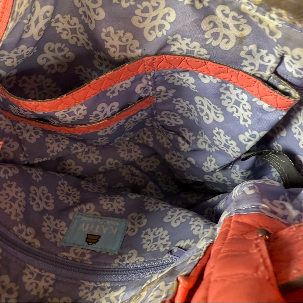 Kathy Van Zeeland Pink Over the Shoulder Bag Y2K - Picture 9 of 12
